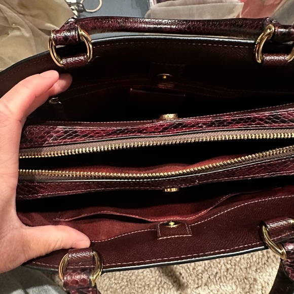 Coach burgundy purse and wallet - Picture 2 of 9